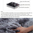 wxnzsl Fluffy Area Rugs for Bedroom, 3x5 feet Fuzzy Faux Fur Rug Living Room Carpets,Soft Furry Rugs for Kids /Baby/Girls Room and Nursery - Dark Gray