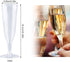 30 Pack 6.5 Oz Champagne Flutes Disposable,Plastic Champagne Flutes,Mimosa Bar Glasses?Transparent plastic champagne glass (30 Pack-2)