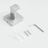 4 Pack Towel Hook Brushed Nickel Wall Robe/Coat Hook Stainless Steel Heavy Duty Hook for Bathroom Bedroom Kitchen