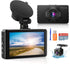 Dash Camera for Cars, Super Night Vision Dash Cam Front and Rear with 32G SD Card, 1080P FHD DVR Car Dashboard Camera with G-Sensor, WDR, Parking Monitor, Loop Recording, Motion Detection ?2022?
