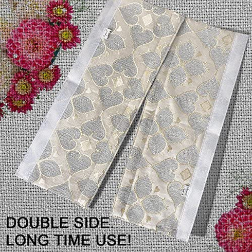 OUGAR8 Refrigerator Door Handle Covers Handmade Decor Protector for Ovens, Dishwashers.Keep Your Kitchen Appliance Clean from Smudges, Food Stains (Quatrefoil)