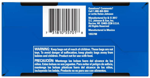 Ziploc Hanging Space Bag Clothes Vacuum Sealer Storage Bags for Home and Closet Organization, 1 Bag Total