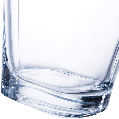 10" Clear Glass Vases Floral Planter Container for Flower Centerpieces, Floral Arrangements, Weddings, Home Decor or Office