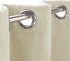 RYB HOME Blackout Curtain Tiers - Thermal Insulting Half Window Decor for Bedroom Bathroom Kitchen Kids Nursery Privacy Drapes, Beige, W 52 x L 36, 2 Panels