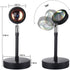 Rainbow Projection Lamp, GLPE Rainbow Light with USB Plug, 180 Degree Rotation Rainbow Projector Light, LED Night Light Projector Lamp for Living Room and Bedroom(Rainbow)