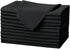 Talvania Cloth Dinner Napkins - 12 Pack Luxuriously Soft & Hotel Quality Cotton Napkins, Brilliant Fabric Napkins (18 X 18) Perfect for Events, Hotel & Home Use (Black)