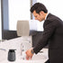 Foam Hand Soap Dispenser - 12 oz Bathroom Lotion Hand Pump Dispenser Grey Foaming Soap Dispenser Ceramic Dish Liquid Dispenser for Kitchen Hand Wash Dispenser