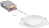 Juno WF6 REG SWW5 90CRI MW M6 Round Baffle LED Downlight, 120 Volts, 2700K/3000K/3500K/4000K/5000K, Triac Dimming, 6-Inch Regressed Lens, Matte White