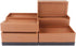 Ronyme Bed Risers or Adjustable Furniture Risers -8, 5 or 3 Inches Stackable Heavy Duty Risers for Soft,Bed,Table and Chair Supports up to 1300 lbs (4 Pack,Brown)