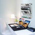 EASEPRES Hanging File Holder Organizer Metal Wall Mount Document Letter Tray Magazine Rack, 6 Tier, Black