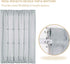 RYB HOME Sheer Sidelight Curtains French Door - Linen Look Fabric Morden Window Curtain Shades for Bathroom Dining Living Room Kitchen, 2 Tieback, 2 Pcs, 30-inch Width x 72-inch Length Each, Dove Grey