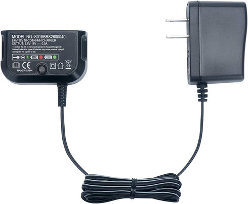 Elefly 9.6V-18V Replacement for Black & Decker Battery Charger 90556254-01, Compatible with Black and Decker 18V 14.4V 12V 9.6V NiCad & NiMh Battery HPB18 HPB18-OPE HPB14 HPB12 HPB96