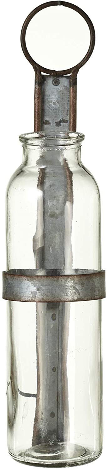 Midwest-CBK Wall-Mounted Glass Flower Bud Vase