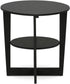 Furinno JAYA End Table, One, Walnut