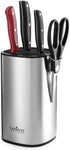 Universal Knife Block, Stainless Steel Knife Holder, Knife Organizer, Modern Rectangular Design, 8.5? by 5?(knives not included)