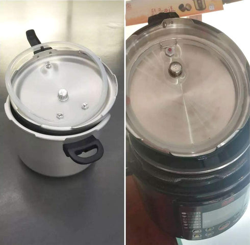 Silicone Sealing Ring Clear + Pressure Cookers Gasket + Universal Replacement Floater and Sealer for 5/6 Quart Models