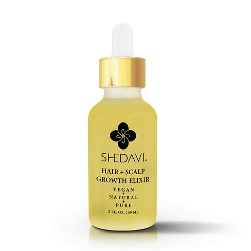 Shedavi Vegan Healthy Hair Growth Oil Serum With Botanicals - Hair Growth for Women & Men - Hair Treatment for Dry Damaged Hair and Scalp With Argan, Coconut, Castor, Tea Tree Oil For Hair Growth
