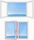 HOOMEE 400CM (157")Universal Window Seal for Portable Air Conditioner And Tumble Dryer Works with Every Mobile Air-Conditioning, Easy to Install - Air Exchange Guards With Zip and Adhesive Fastener