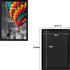 Golden State Art, 12x18 inch Poster Frame Black 1 Pack, Horizontal and Vertical Wall Display, with Plexiglass (12x18, Set of 1)