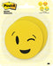 Post-it Printed Notes, 2 Pads/Pack, 30 Sheets/Pad, 3x3 in, Emoji designs, 4 alternating faces (BC-2030-EMOJI) , Yellow
