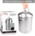 ENLOY Compost Bin, Stainless Steel Indoor Compost Bucket for Kitchen Countertop Odorless Compost Pail for Kitchen Food Waste with Carrying Handle 1.3 Gallon Easy to Clean