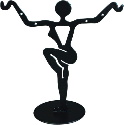 Mooca 12 Pcs Set Black Metal Earring Holder, Jewelry Stand, Earring Display Earring Display Earring Stand Earring Metal Stands, 3 1/4 Inches Height, Black Color