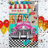 50's Decorations 50's Theme Party Rock and Roll Backdrop Banner Background Photo Booth Props for 1950's Party Decoration
