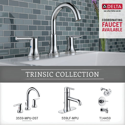 Delta Faucet 75912 Trinsic Towel Bar, 12 inch, Chrome