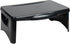 Mind Reader LAPSTOR-BLK Folding Lap, Portable Laptop Desk, Breakfast, Bed Table, Serving Tray with Extra Storage Space for Books, Files, Docs, School Supplies and More, for Kids, Adults, Black