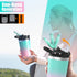 physiuo Stainless Steel Tumbler with Lid and Straw 20oz, Vacuum Insulated Coffee Tumbler Cup, Travel Coffee Mug, Double Wall Travel Mug with Splash Proof Lid, Ombre