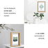 MUYE 5x7 Floating Frame Set of 2,Double Glass Rustic Photo Frame for Wall Hanging or Tabletop Standing,Also Display 4x6 or 3x5 Photo for Floating Effect,Natural Wood