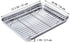 WEZVIX Stainless Steel Baking Sheet with Rack Set Tray Cookie Sheet & Oven Pan 12.5 x 10 x 1 inch, Non Toxic & Healthy, Rust Free & Less Stick, Thick & Sturdy, Easy Clean & Dishwasher Safe