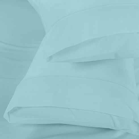 Utopia Bedding Queen Pillowcases - 12 Pack - Bulk Pillowcase Set - Envelope Closure - Soft Brushed Microfiber Fabric - Shrinkage and Fade Resistant Pillow Covers 20 x 30 Inches (Queen, Spa Blue)