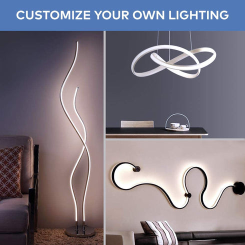 Govee White LED Strip Lights, Upgraded 16.4ft Dimmable LED Light Strip 6500K Bright Daylight White, Strong Adhesive, 300 LEDs Flexible Tape Lights for Mirror, Kitchen Cabinet, Bedroom