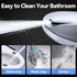 High Pressure Shower Head with Handheld, Zodight 6 Spray Mode Shower Heads with Power Cleaning Nozzle, 78 Inch Stainless Steel Hose, Adjustable Wall Mount Holder, Clean Tub, Tile and Pets