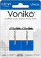 VONIKO Lithium Batteries 9 Volt 2 Pack – 9V Lithium Batteries – Long Life Smoke Detector Batteries 10 Years Shelf Life - 9 Volt Battery for Smoke Alarms and Medical Equipment
