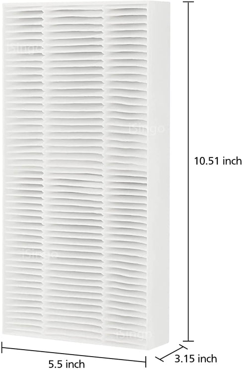 iSingo 2 Pack Febreze Replacement Dual Action Filter Compatible with Febreze FRF102B and Honeywell U Filter HRF201B, Fits Honeywell Tabletop & Tower Air Purifier HHT270W & HHT290 Series