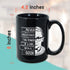 Book Lover Coffee Mug 15Oz Black, Never Underestimate A Girl With A Book Readers