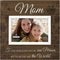 Malden International Designs Sun Washed Words Mom Walnut Distressed Picture Frame, 4x6, Walnut