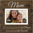 Malden International Designs Sun Washed Words Mom Walnut Distressed Picture Frame, 4x6, Walnut
