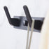 3 Hooks Matte Black Wall Bathroom Towel Hooks Mount Stainless Steel Heavy Duty Shower Wall Coat Rack Hooks Rail Decorative Bath Hooks for Hangin,Hats Hook Kitchen Towel Wall Hook Rack for Hanging