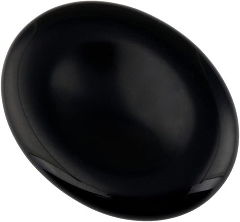 mookaitedecor Thumb Worry Stone, Pocket Palm Stones Crystal Healing Reiki Stress Relief Pack of 4, Oval Shape