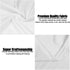 SUNTQ Cocktail Table Covers 32x43, Spandex Stretch Square Corners White Tablecloths, Fitted High Top Round Table Cloth for Weddings,Birthday,Vendors,Outdoor Party,DJ,Banquet,Tradeshows