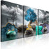 Canvas Wall art for bedroom Wall Decor for living room bathroom Black and white abstract landscape painting modern 3 Piece Framed Canvas art Prints Ready to Hang Pictures for Home Decoration