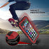 iPhone SE (2022) / SE (2020) / 8/7 Waterproof Case Heavy Duty with Built-in Screen Full Body Protective Shockproof Drop Proof Hybrid Hard Cover for iPhone SE (2022) / SE (2020) / 8/7 (Red)