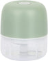 Electric Garlic Chopper USB Rechargeable Wireless Vegetable Mincer Portable Mini Baby Food Processor Onion Mincer for Vegetables/Parsley/Chili/Ginger ,(100ml) Green