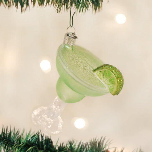 Old World Christmas Adult Beverages Glass Blown Ornaments for Christmas Tree, Margarita