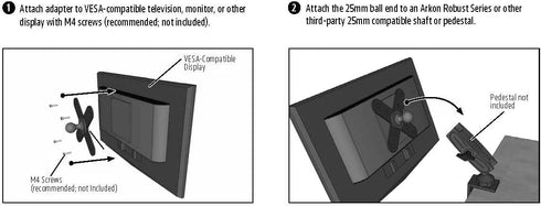 ARKON VESA Compatible Television Mount (AP25MMVESA)