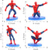 7 pcs Spider cake topper, spider themed party supplies, kids birthday cake decoration