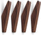 COCOYA 4Pack Wood Hooks Wall Mounted, Minimalist Easy Install Natural Real Walnut Cute Mid Century Modern Simple Rustic Home Foyer Entryway Decor, for Hanging Hat Cap Backpack Bag Coat Towel Clothes